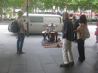 Percussion on the streets of Melbourne