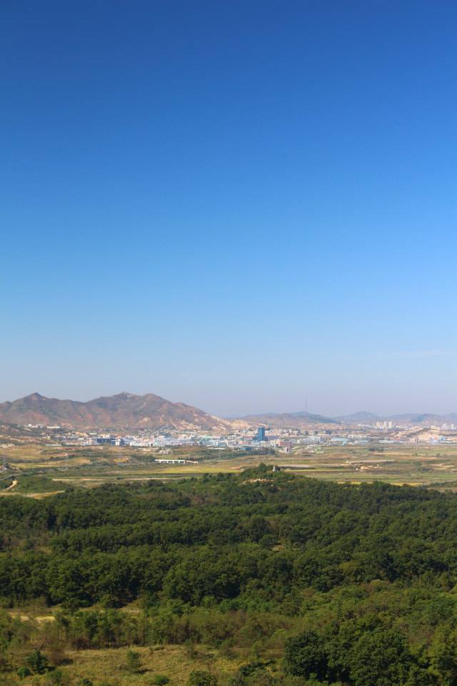 Kaesong Industrial Park from the Dora Observatory