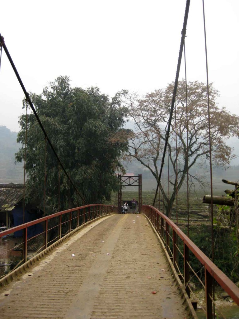 bridge to Sapa minority villages