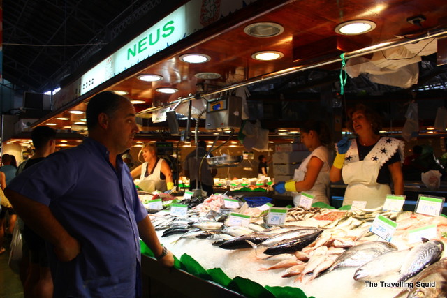 la boqueri barcelona fishmonger