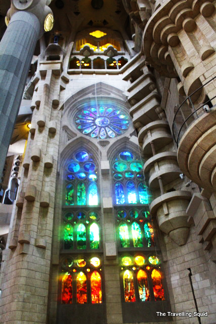 sagrada familia stained glass windows