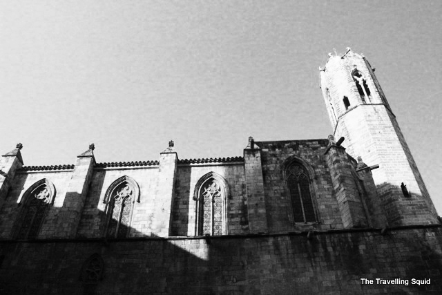 barcelona cathedral gothic quarter barri gotic 1960s