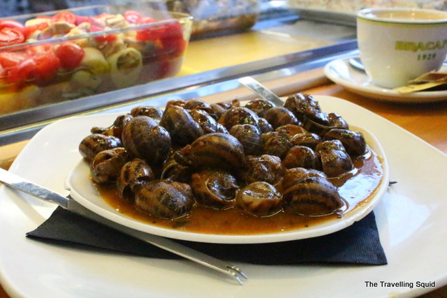 snails spanish tapas barcelona