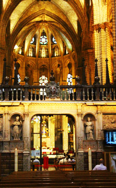 Barcelona Cathedral service