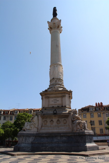 Column of Pedro IV rossio lisbon