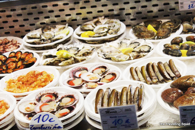 Mercado San Miguel seafood
