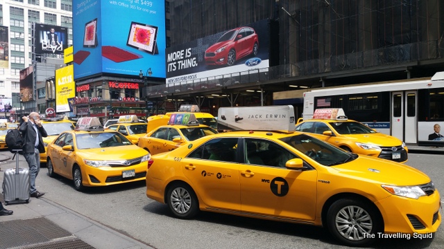 new york city yellow taxi cabs