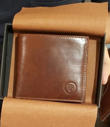 Maxwell Scott Bags Men's Italian Leather Wallet with Coin Pocket