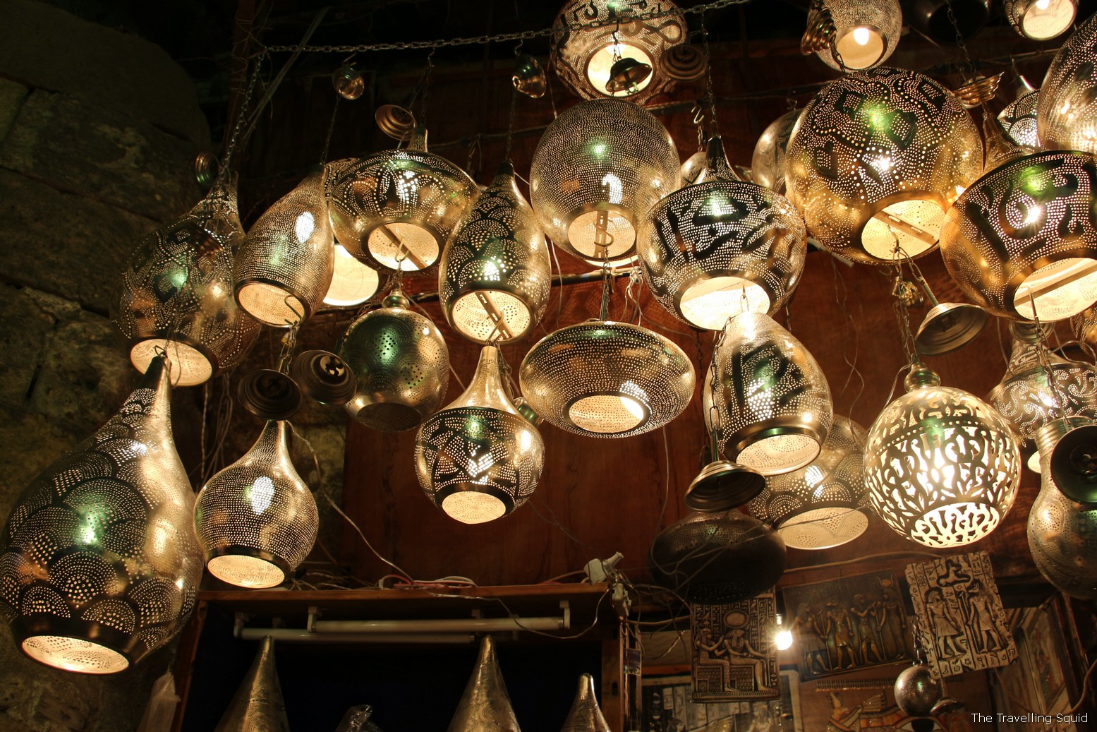 islamic cairo egypt stained glass lamps
