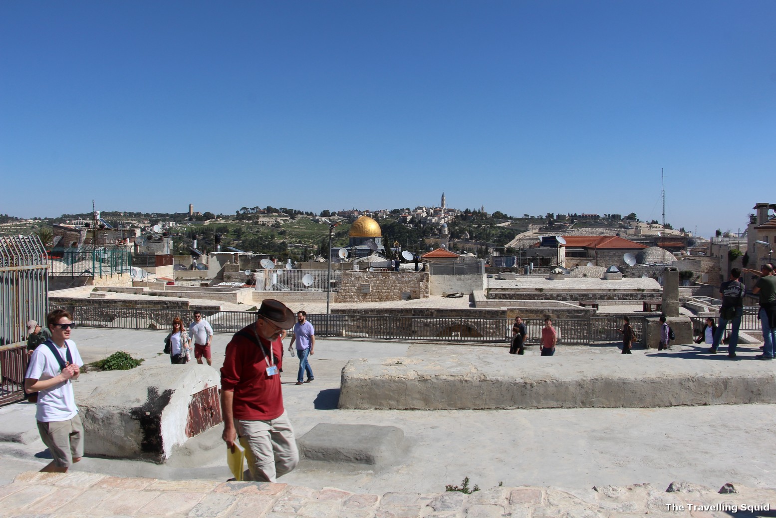 Temple Mount in Jerusalem as a tourist