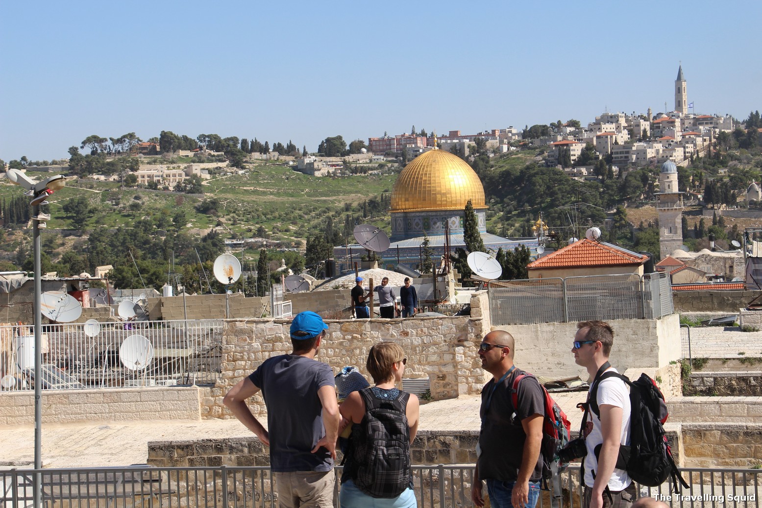 Temple Mount in Jerusalem as a tourist