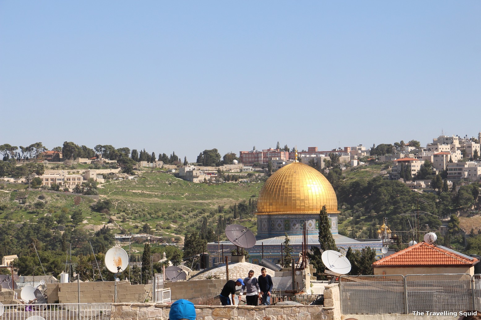 Temple Mount in Jerusalem as a tourist