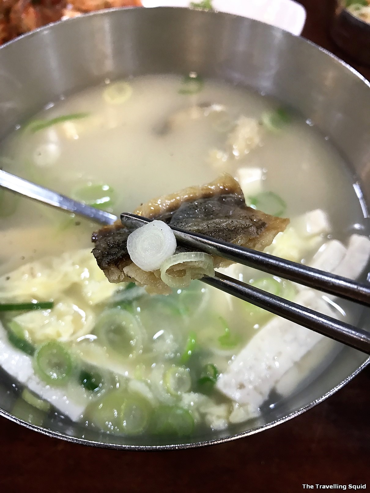 authentic Korean breakfast in Seoul Mugyodong Bugeokukjib