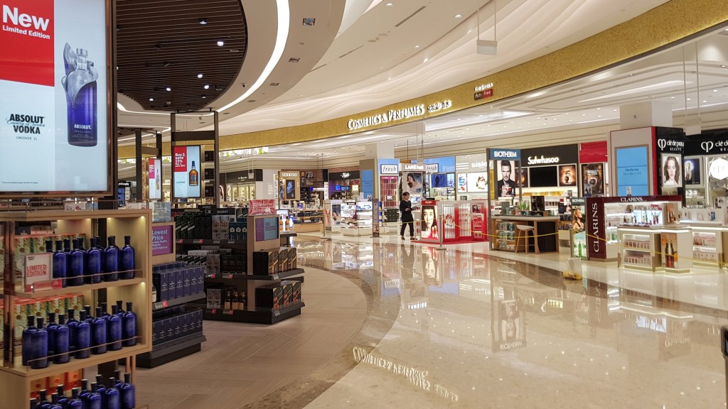 Duty-free shops at terminal 4