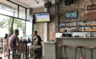 waterfront bar danang vietnamese beer