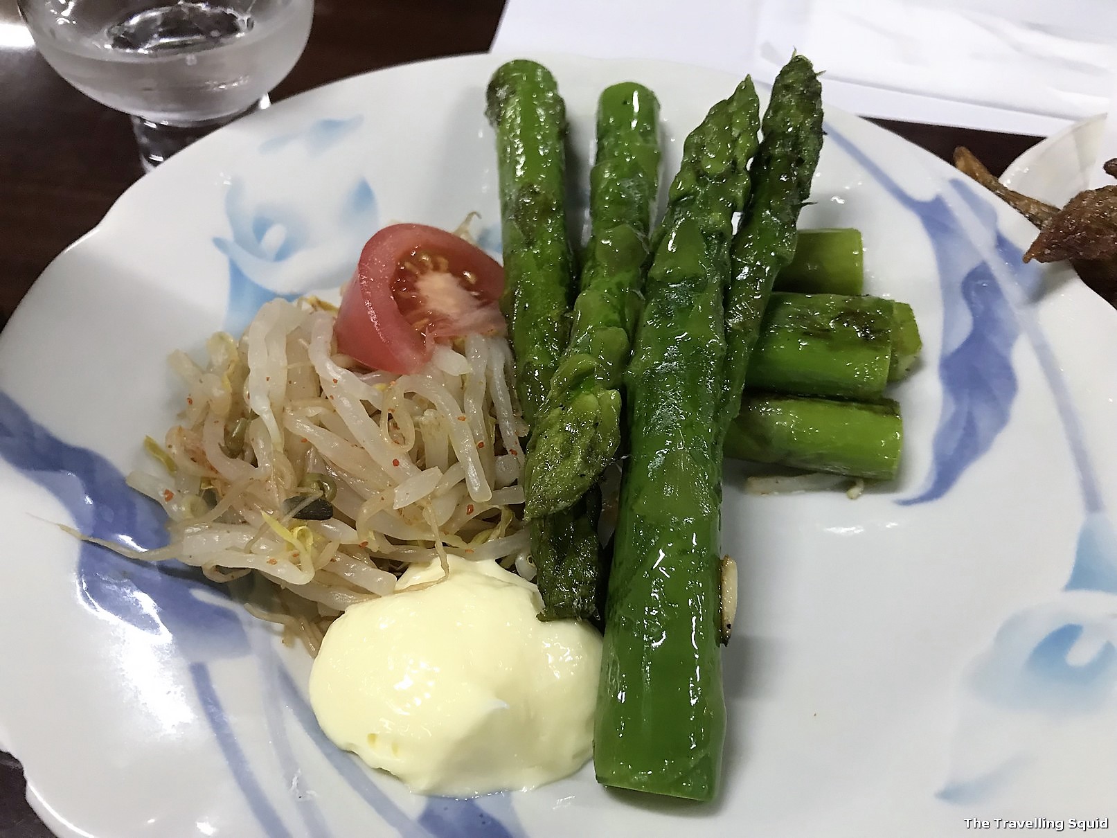 asparagus good Izakaya in Tokyo visit Andys Shin Hinomoto
