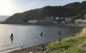 fishing lake kawaguchiko