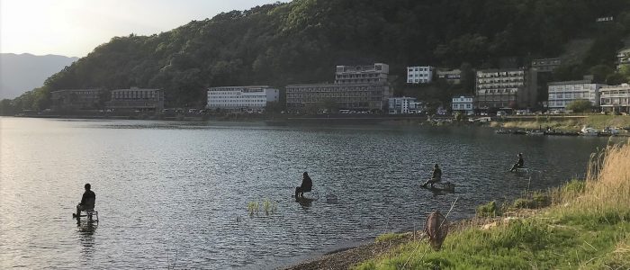 fishing lake kawaguchiko
