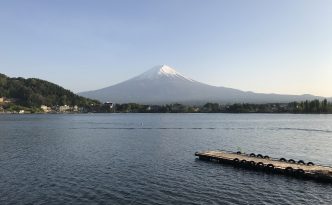 lake kawaguchiko mount fuji