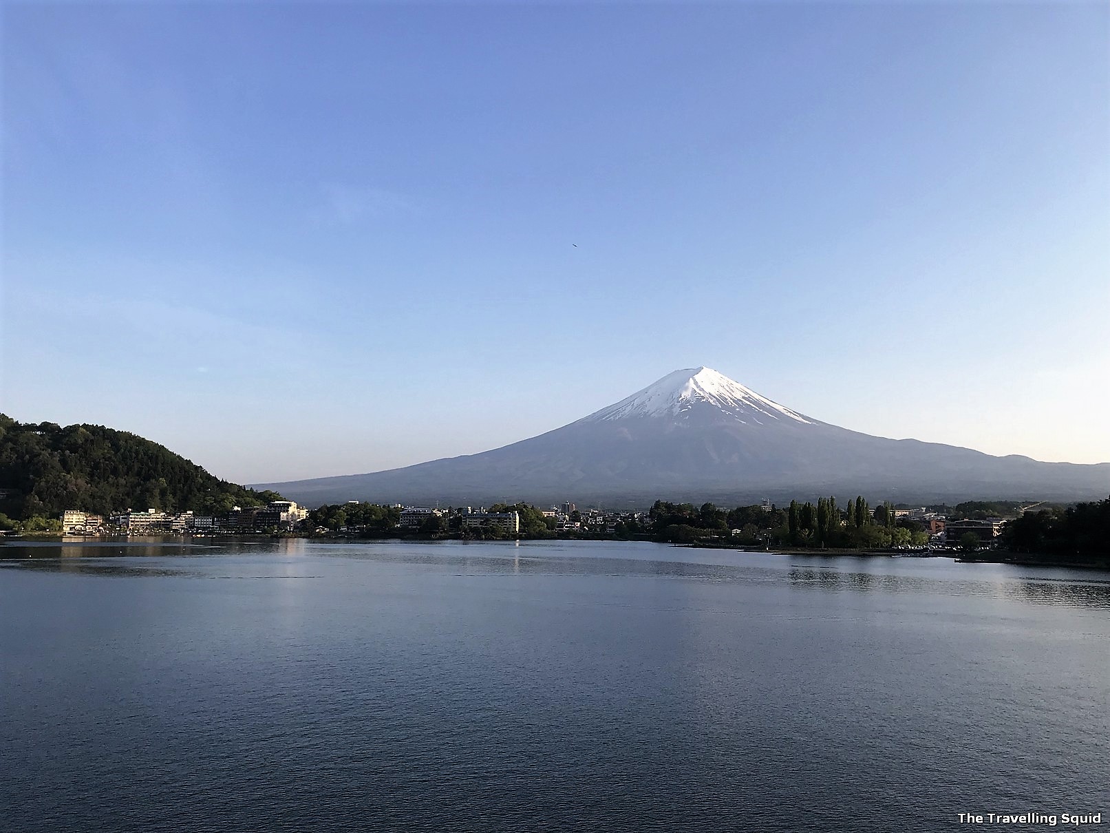mount Fuji lake kawaguchiko ohashi bridge