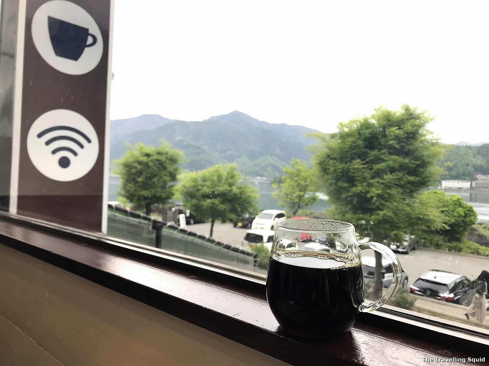 Coffee at Lake Side Cafe Ku in Kawaguchiko