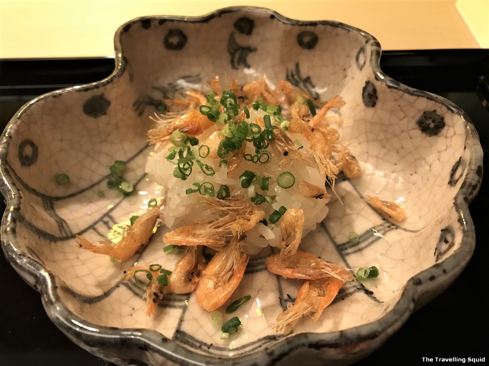 sakura shrimp gion suetomo kyoto kaiseki lunch