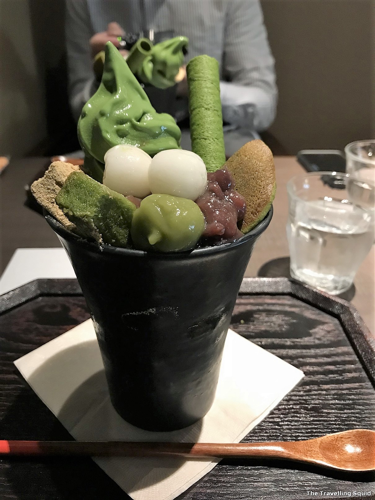 Saryo Suisen for the best green tea parfait in Kyoto