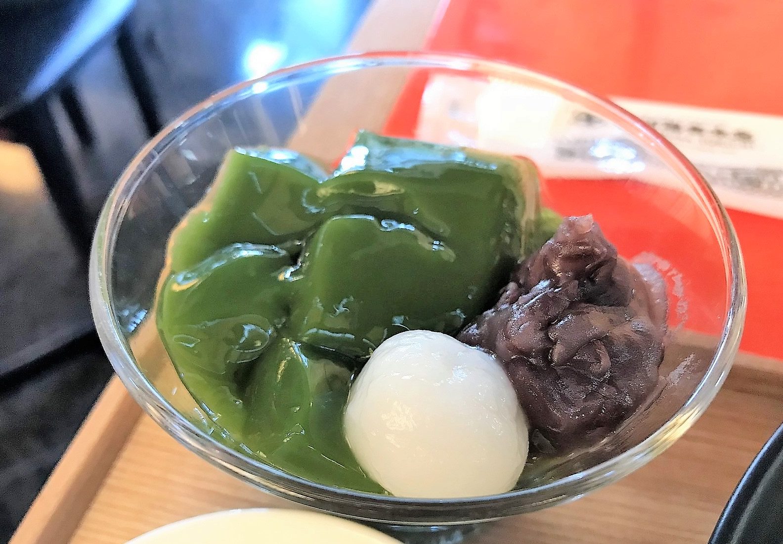green tea dessert Nakamura Tokichi in Uji Japan