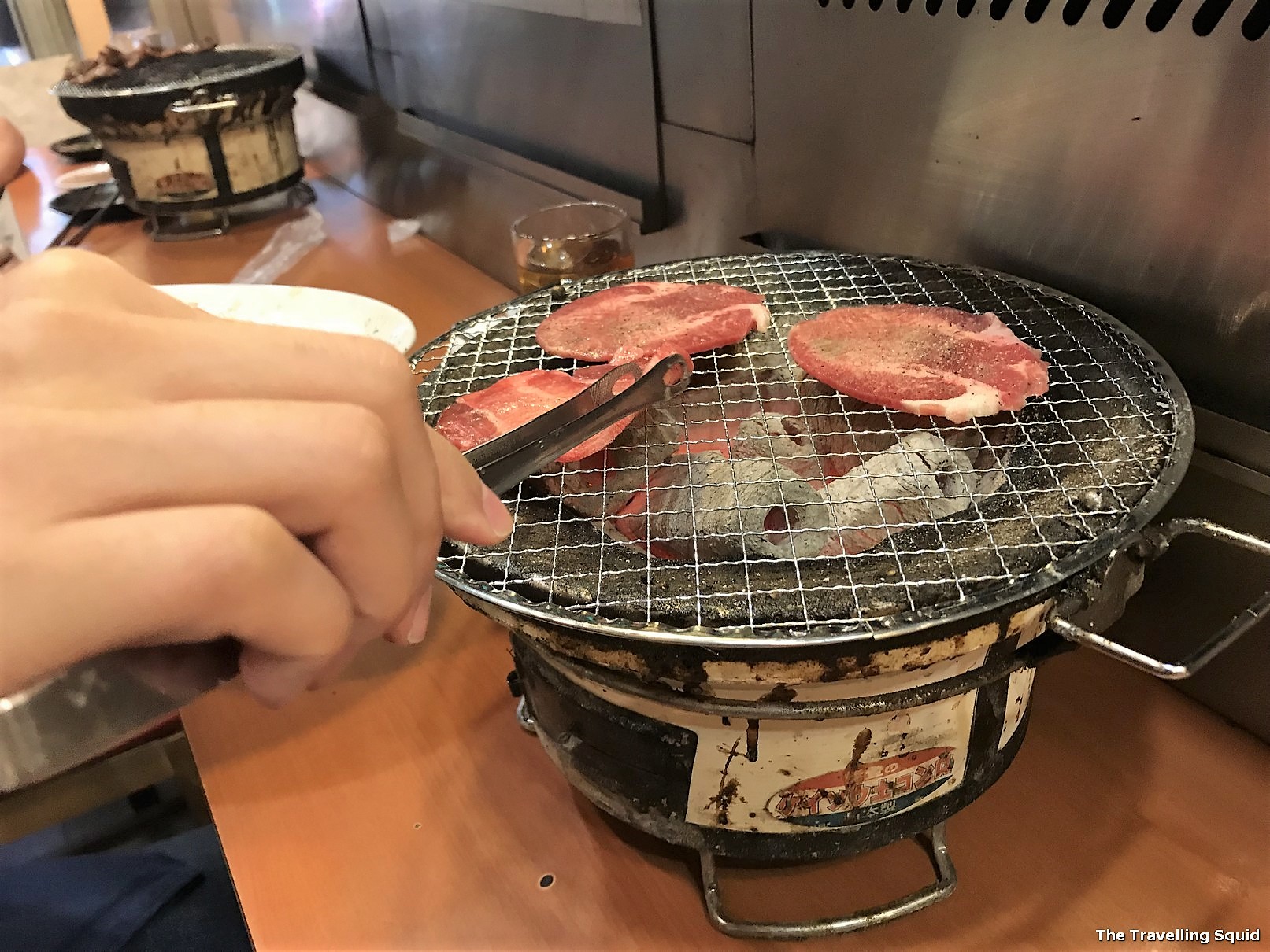 beef tongue yakiniku restaurant in Osaka visit Shichirin Wakabaya Namba