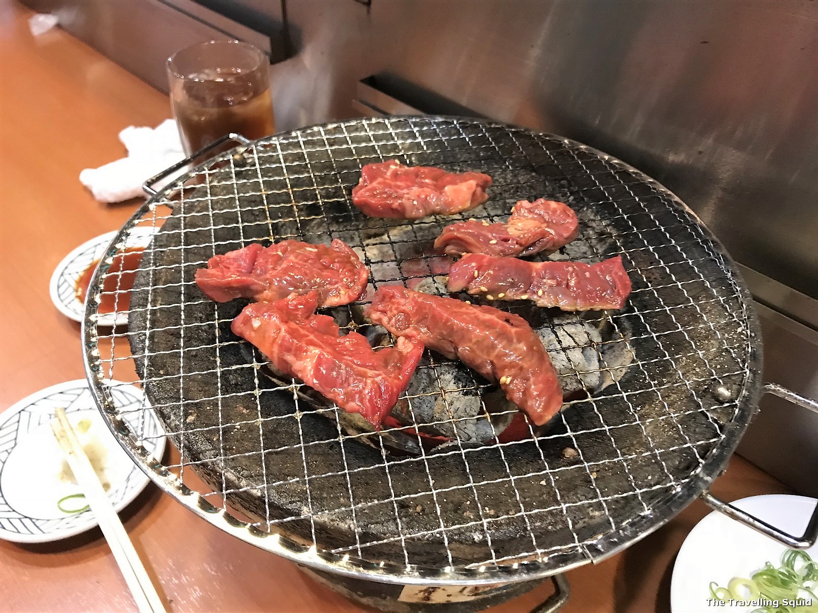 yakiniku restaurant in Osaka visit Shichirin Wakabaya Namba