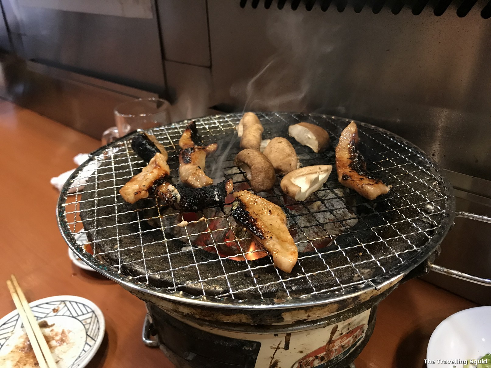 vegetables yakiniku restaurant in Osaka visit Shichirin Wakabaya Namba