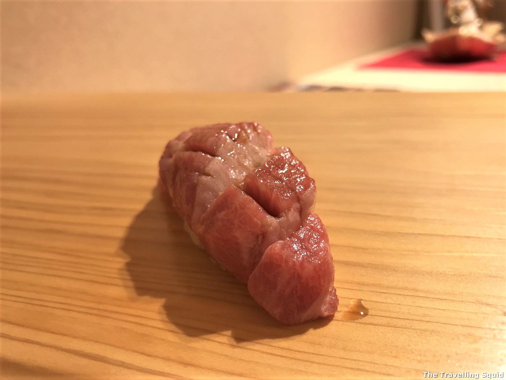 tuna otoro tuna edomae sushi at Sushi Satake in Tokyo
