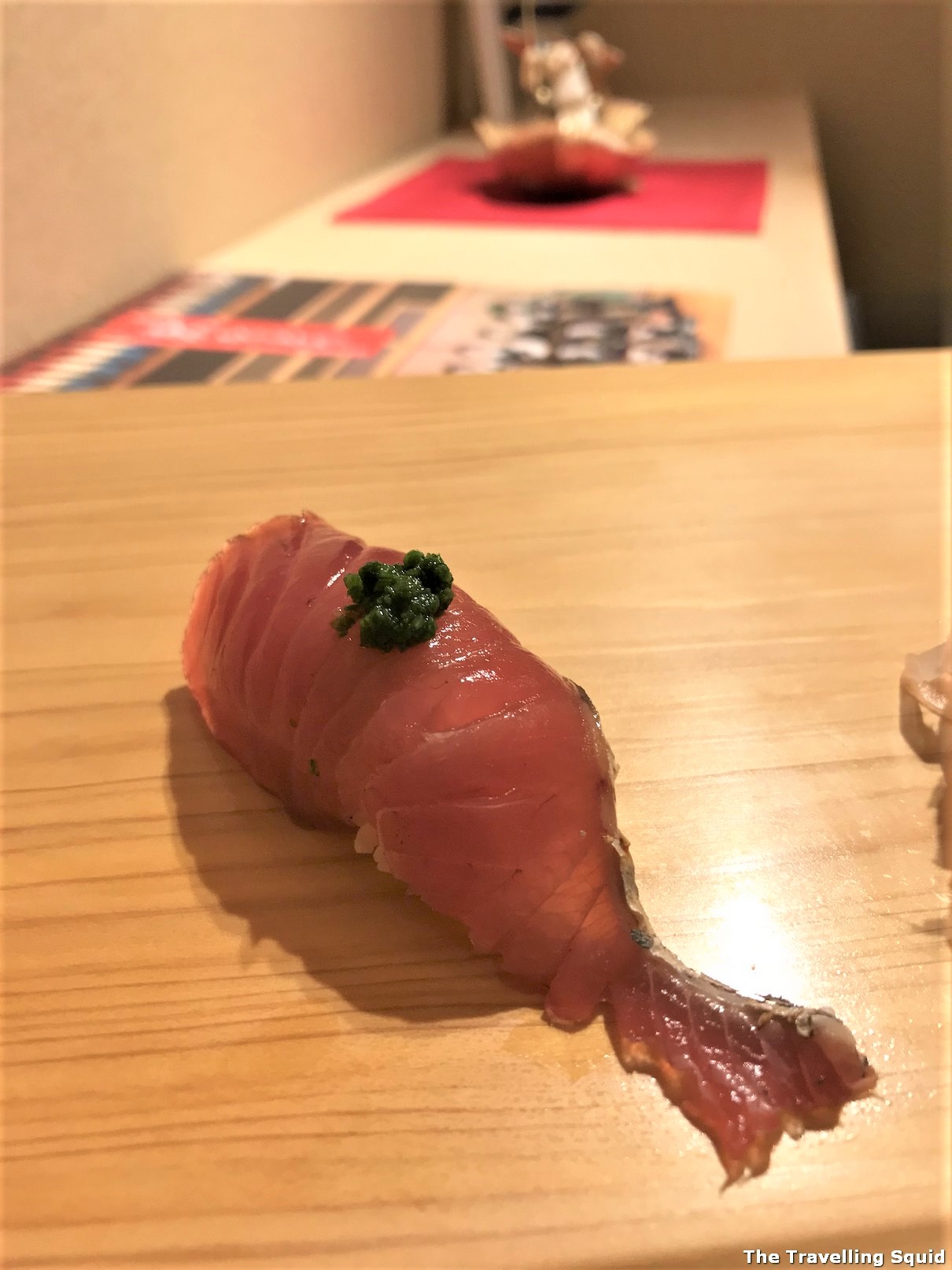 bonito edomae sushi at Sushi Satake in Tokyo