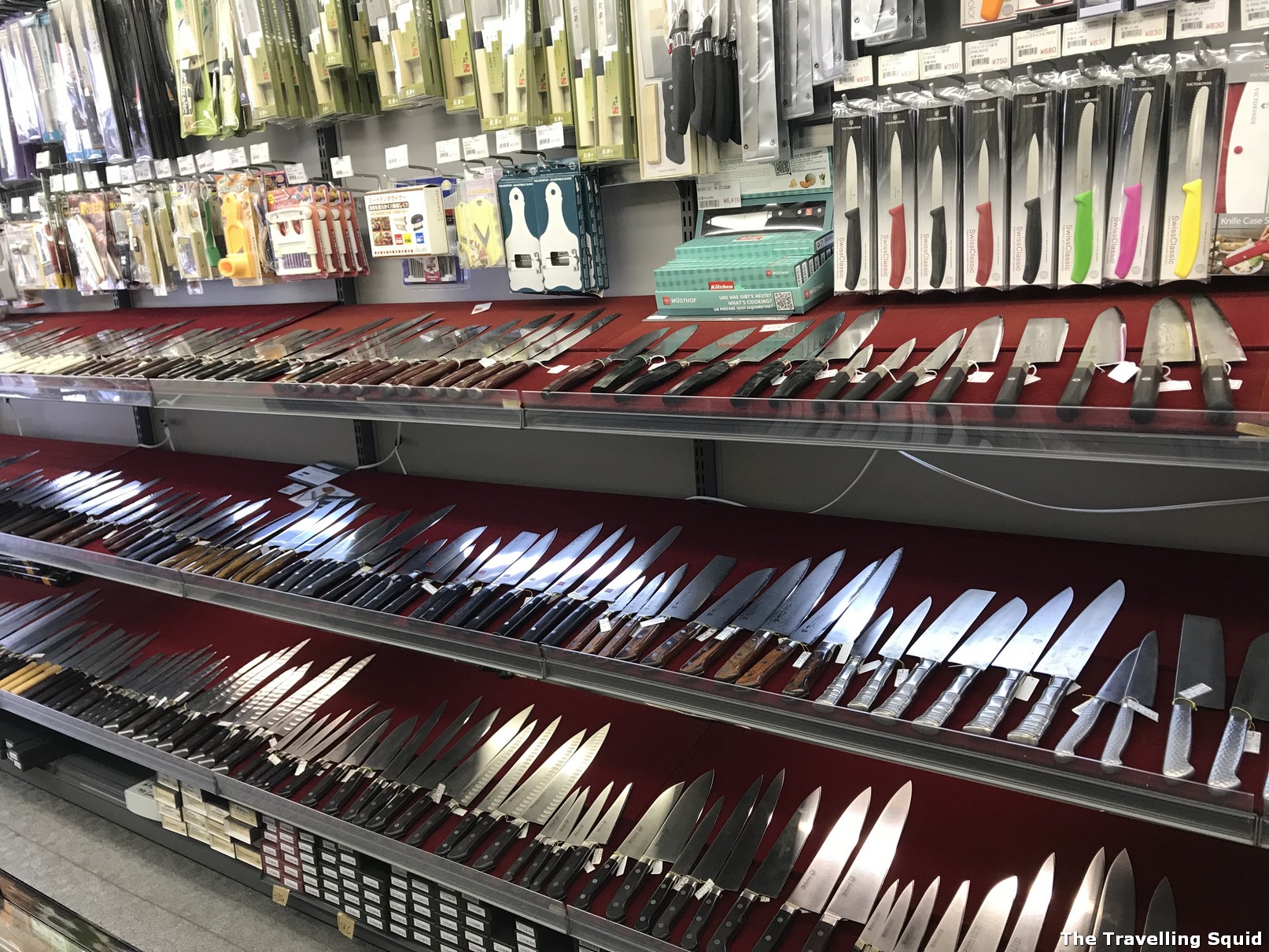 knives things to buy at Kappabashi in Asakusa