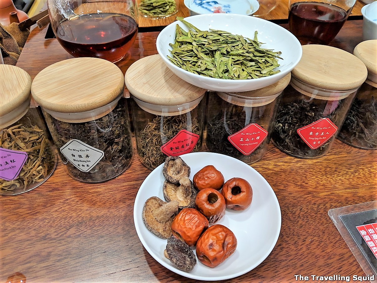 Chinese tea from Tianshan Tea City in Shanghai