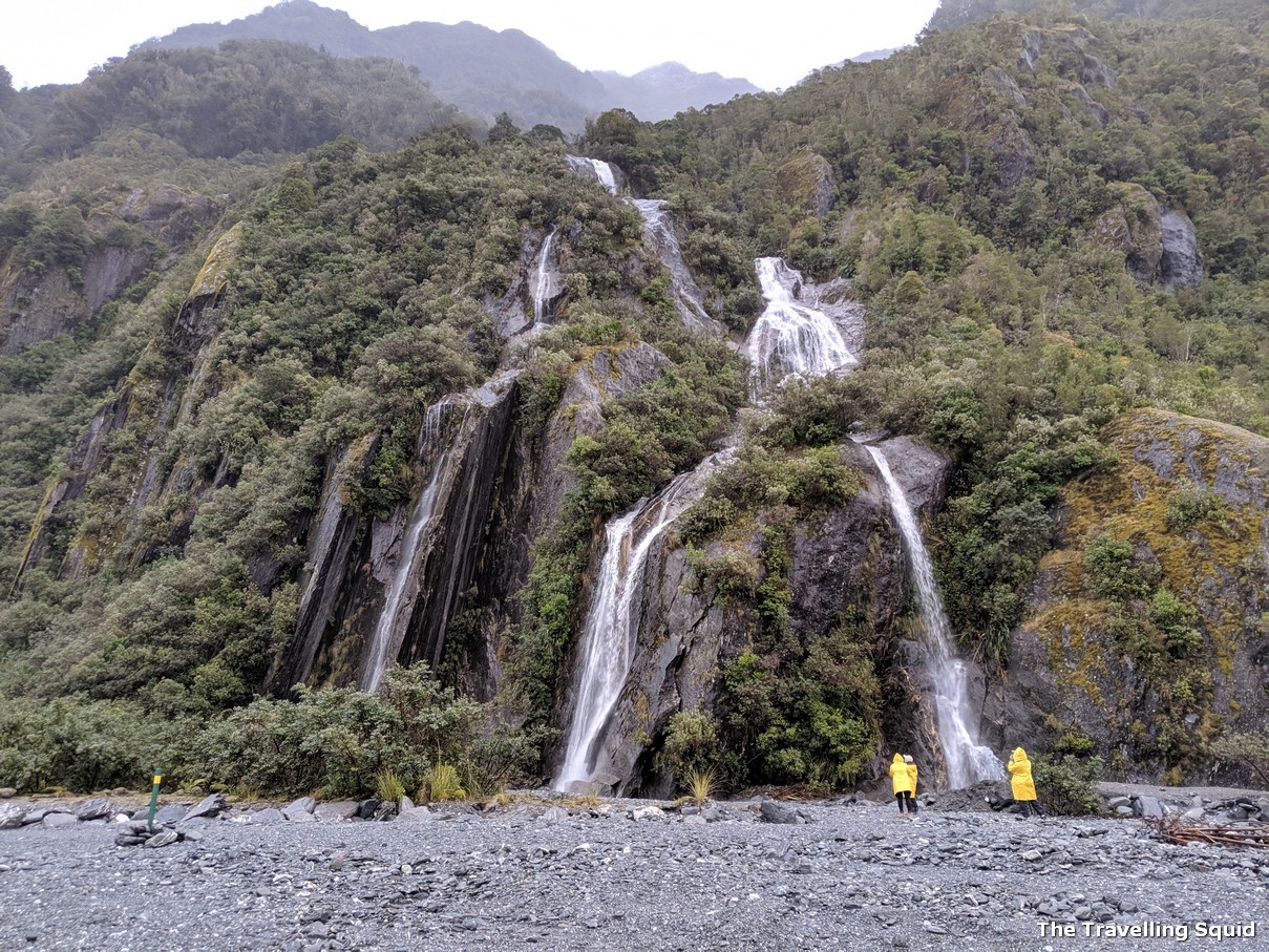 waterfall franz josef glacier