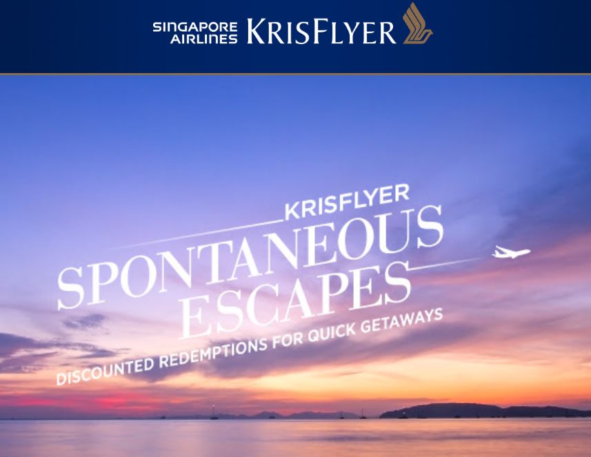 Krisflyer Spontaneous Escapes
