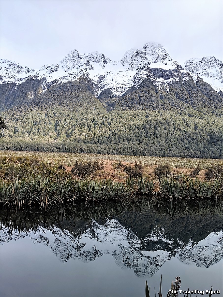 mirror lakes new zealand south island