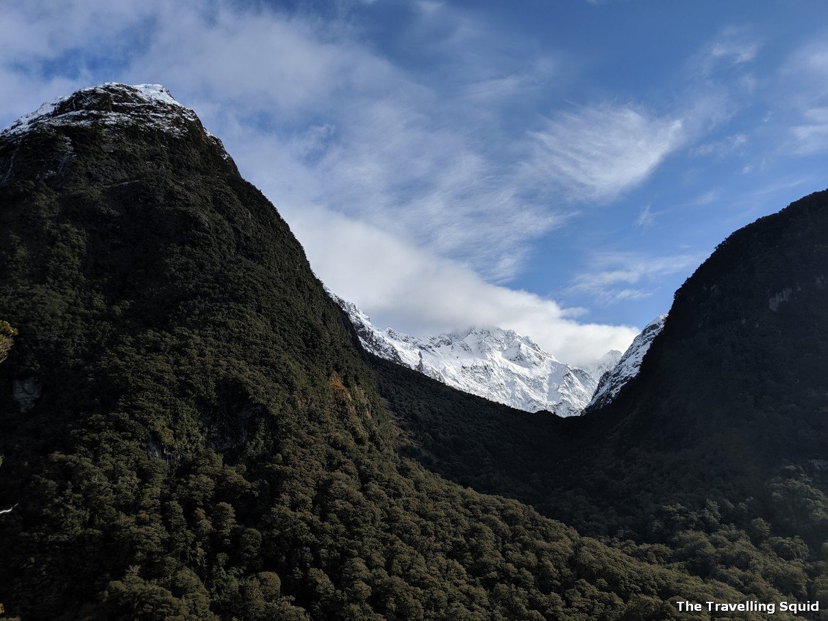 viewpoints along the drive to Milford Sound pop's lookout