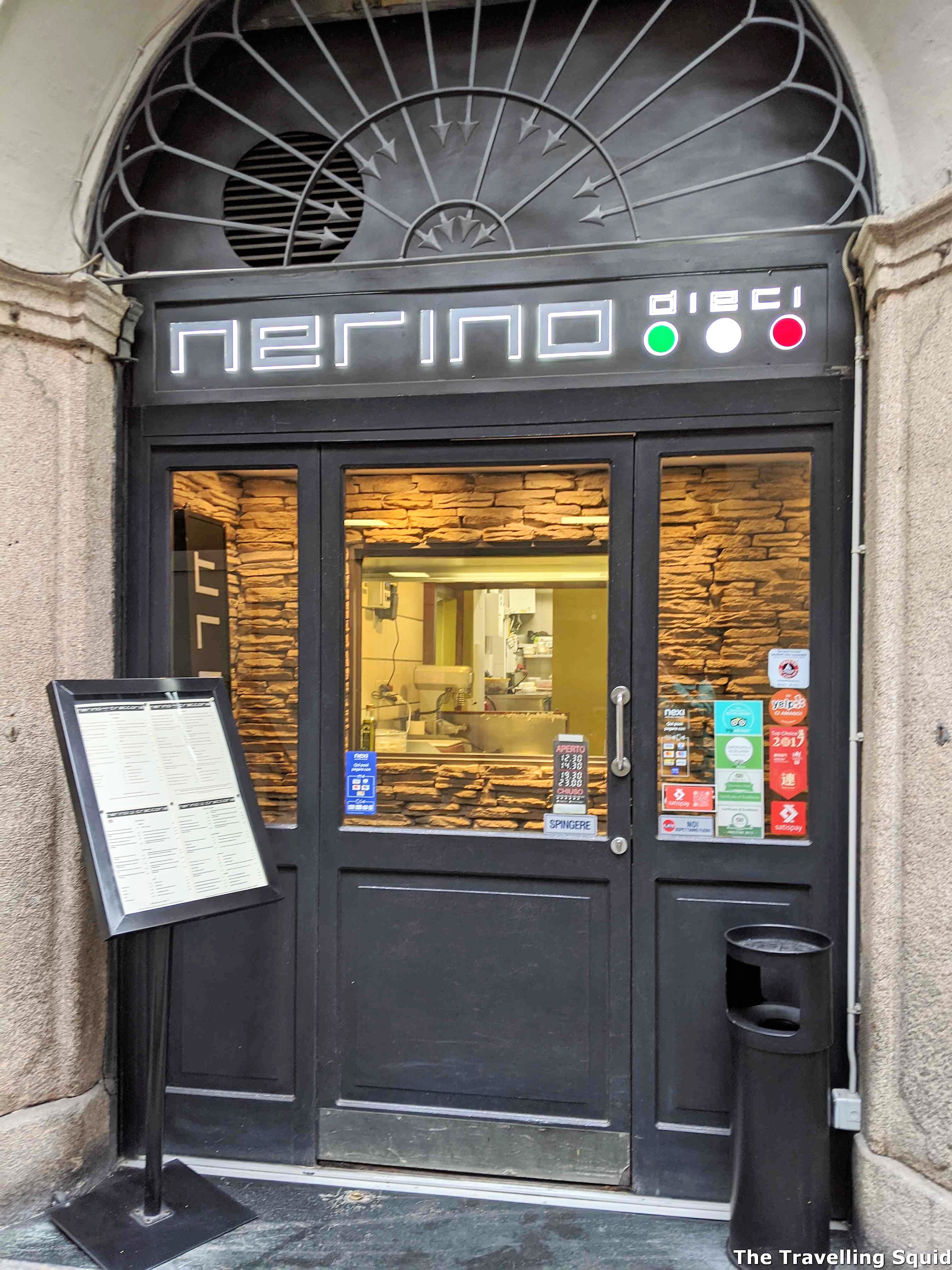 Lunch at Nerino Dieci Trattoria in Milan