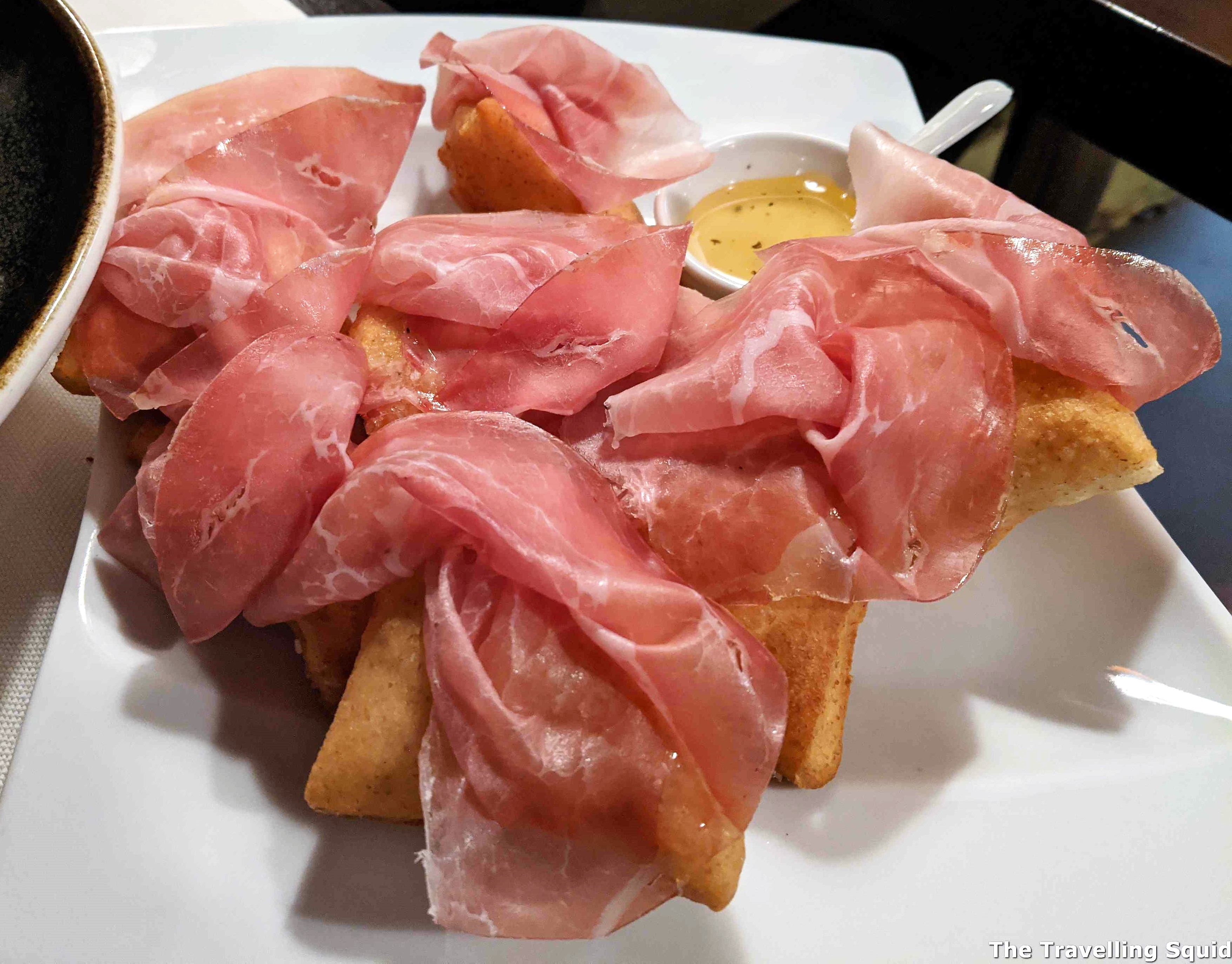 dumplings ham Nerino Dieci Trattoria in Milan