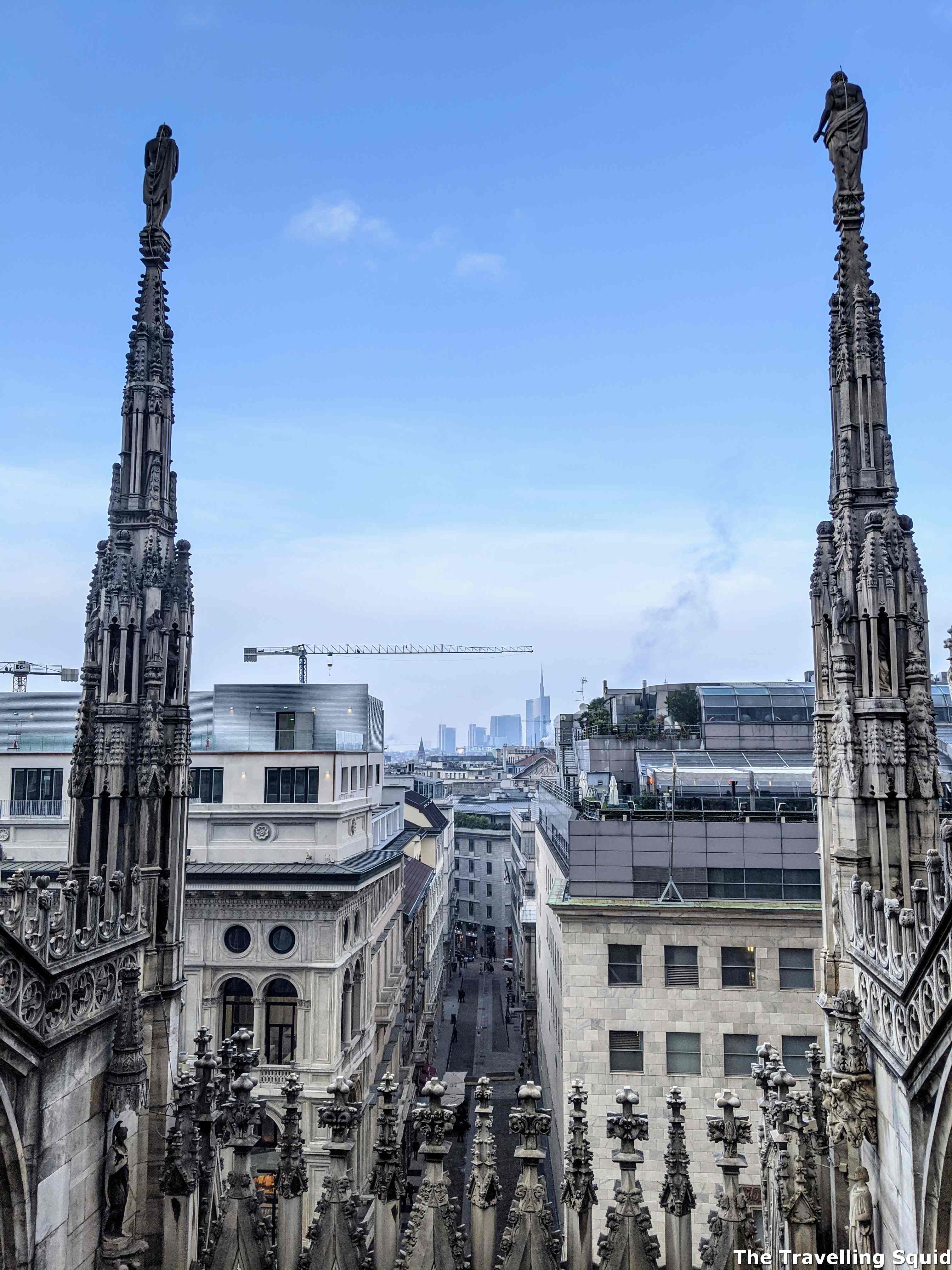 milan cathedral rooftops