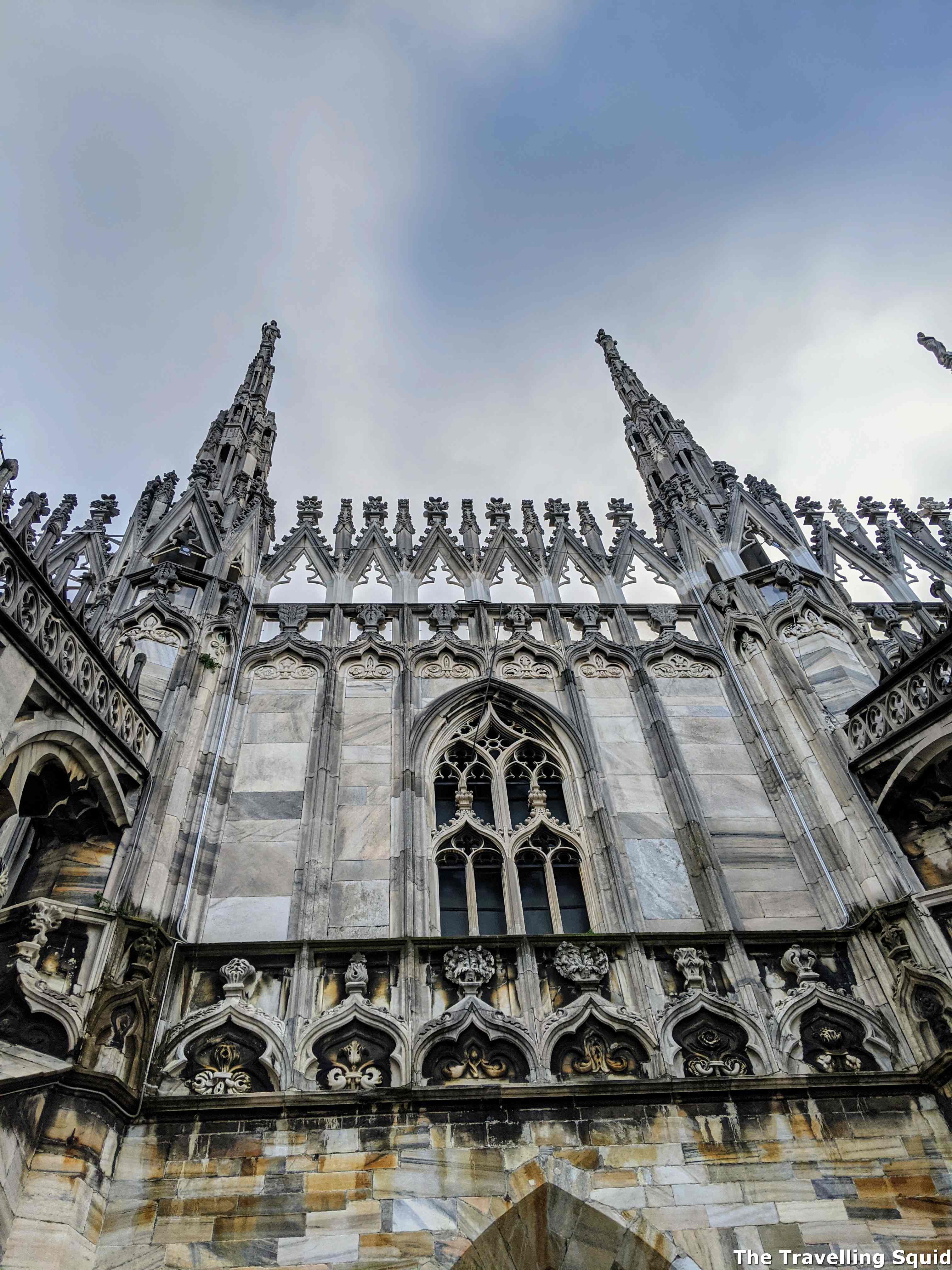 milan cathedral rooftops
