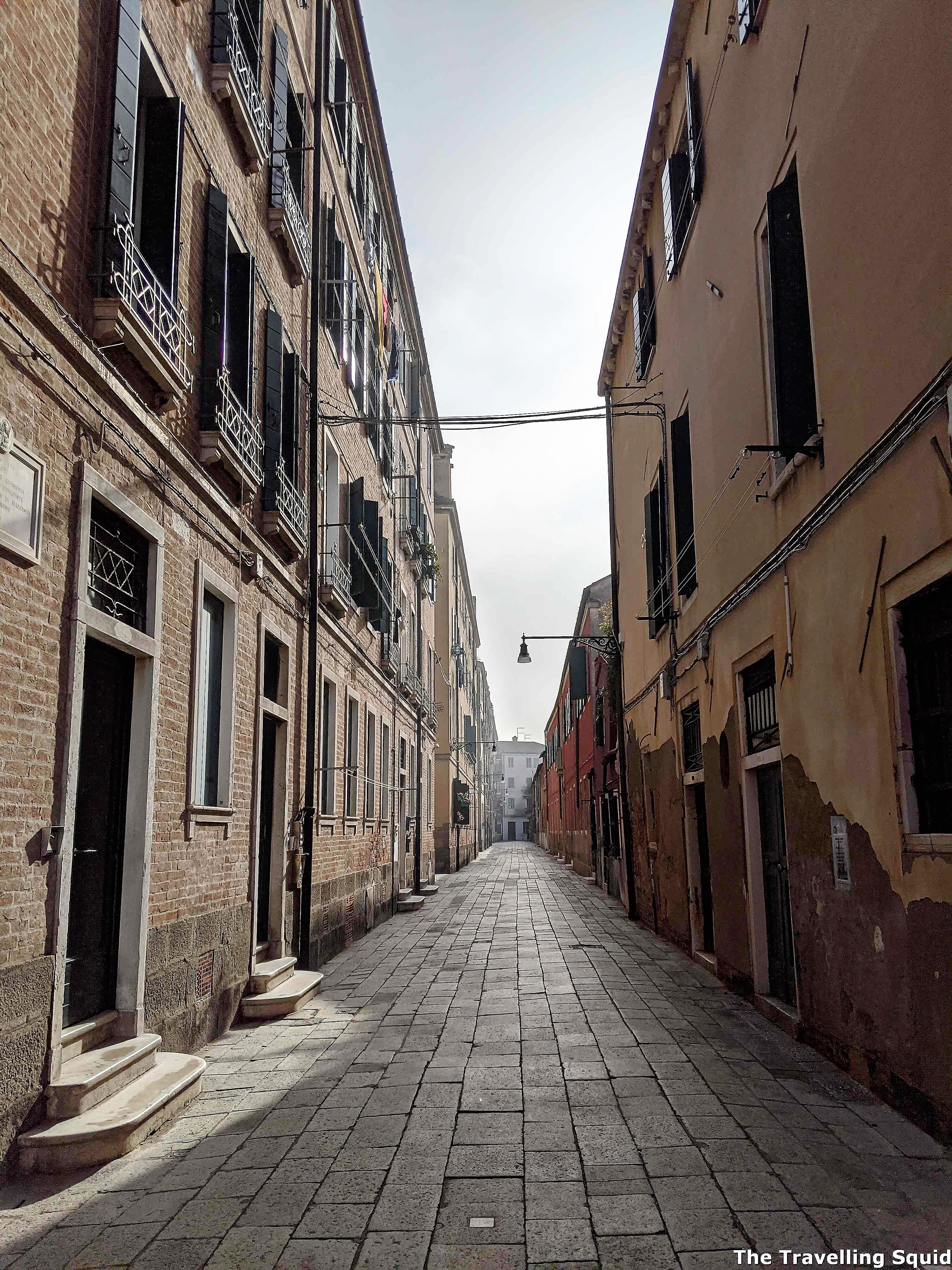 empty buildings in castello venice