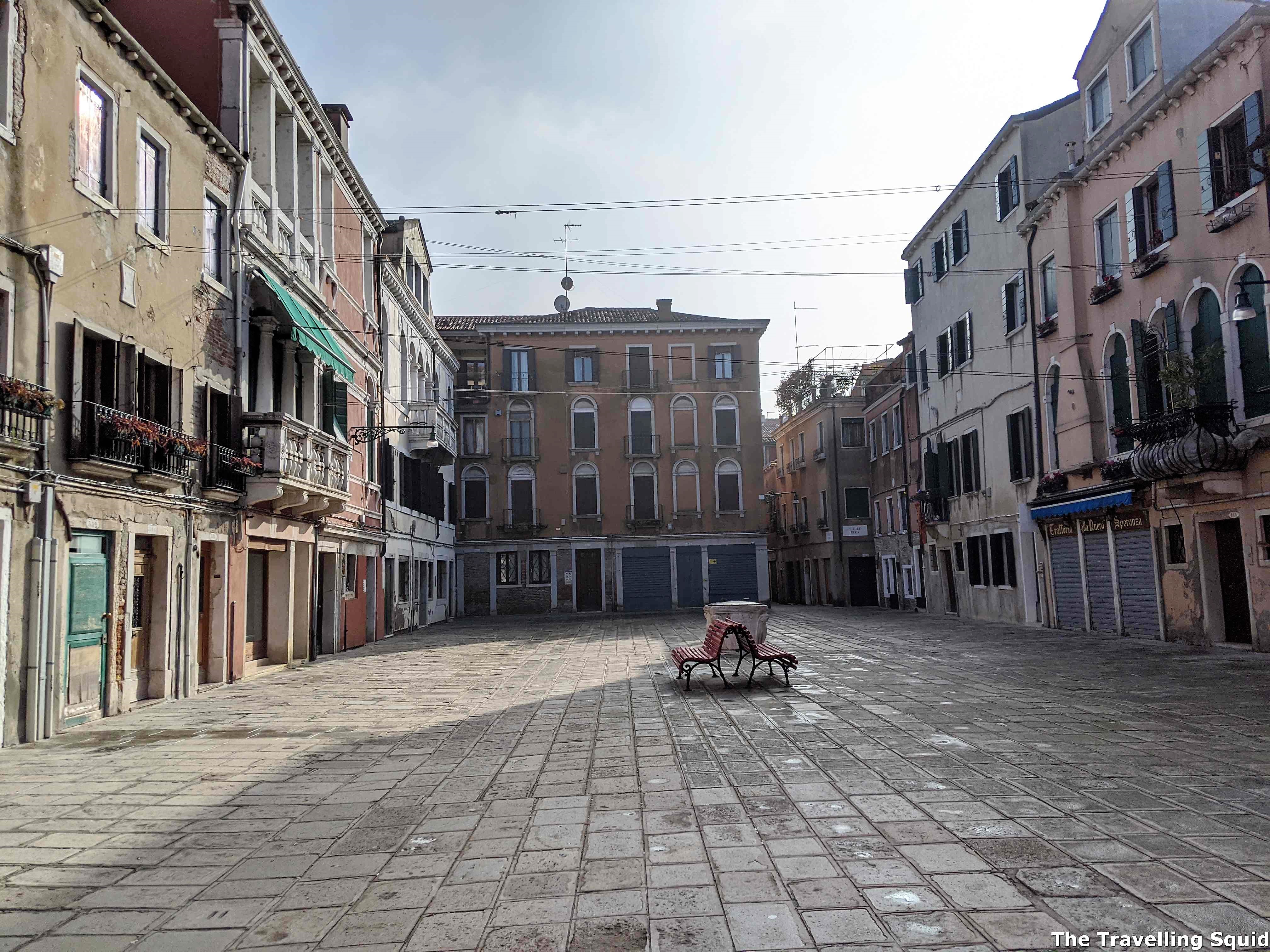 Why are there so many empty buildings in Venice?