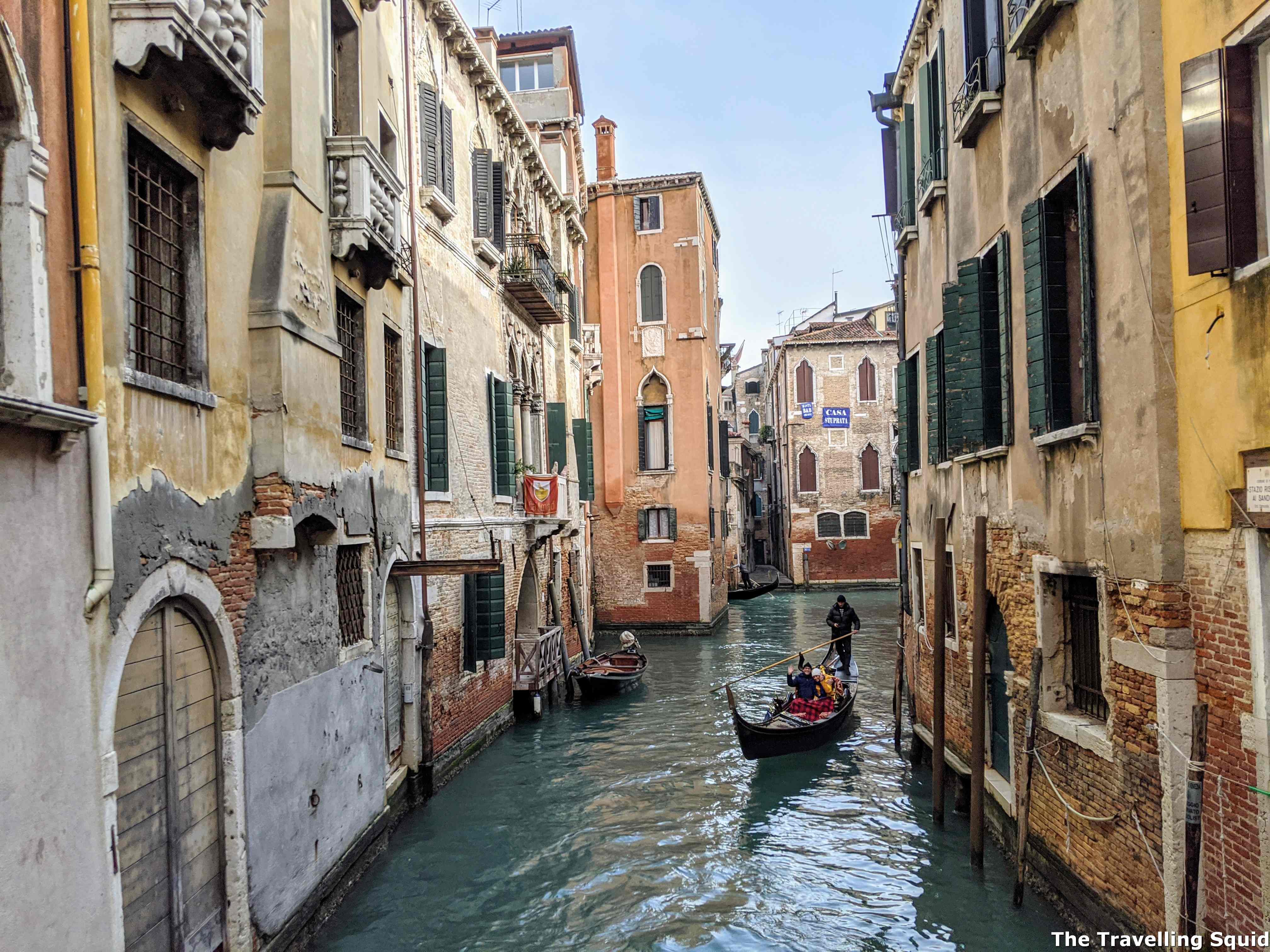 venice gondolas canals