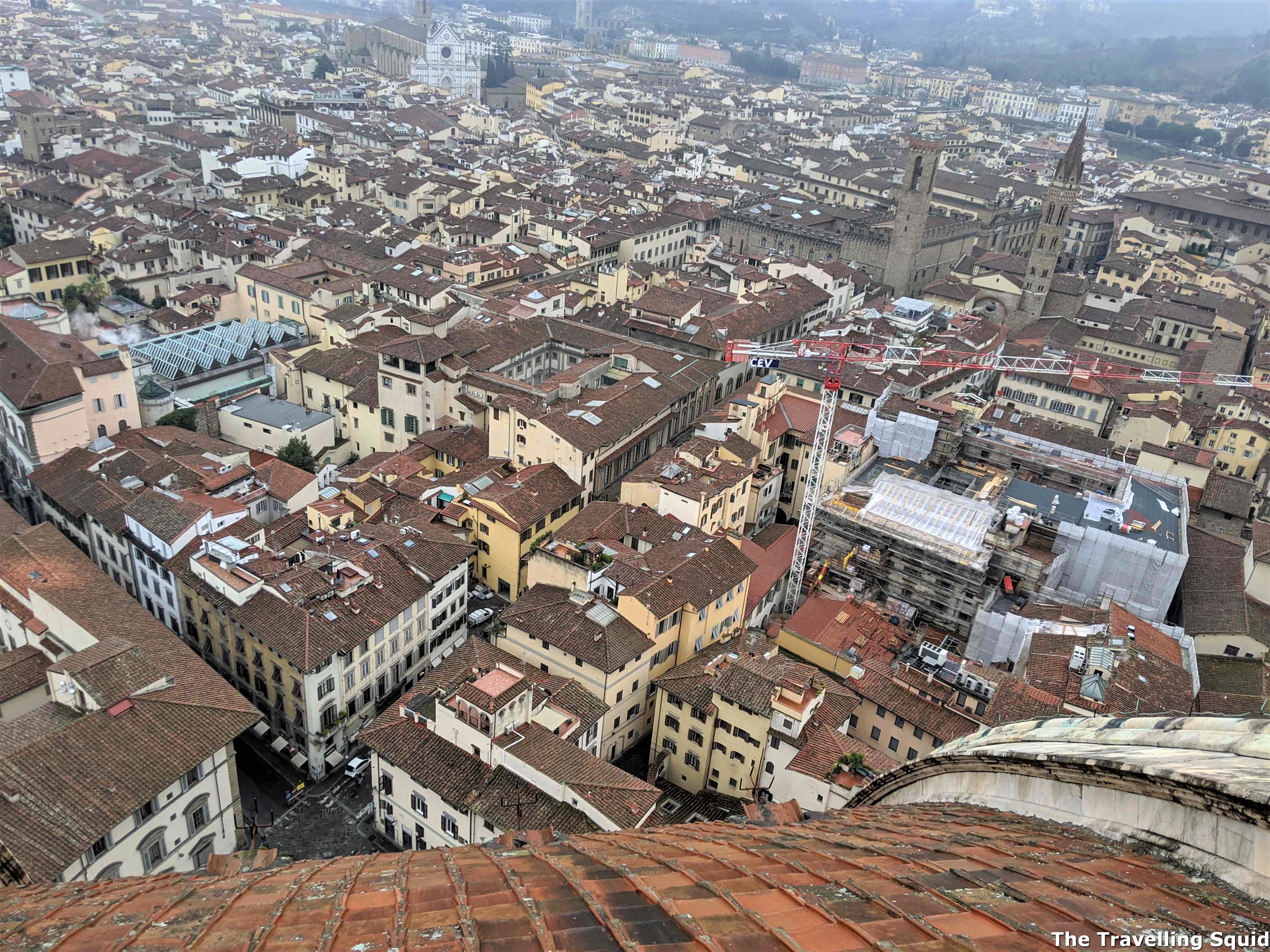 rooftop view florence cathedral