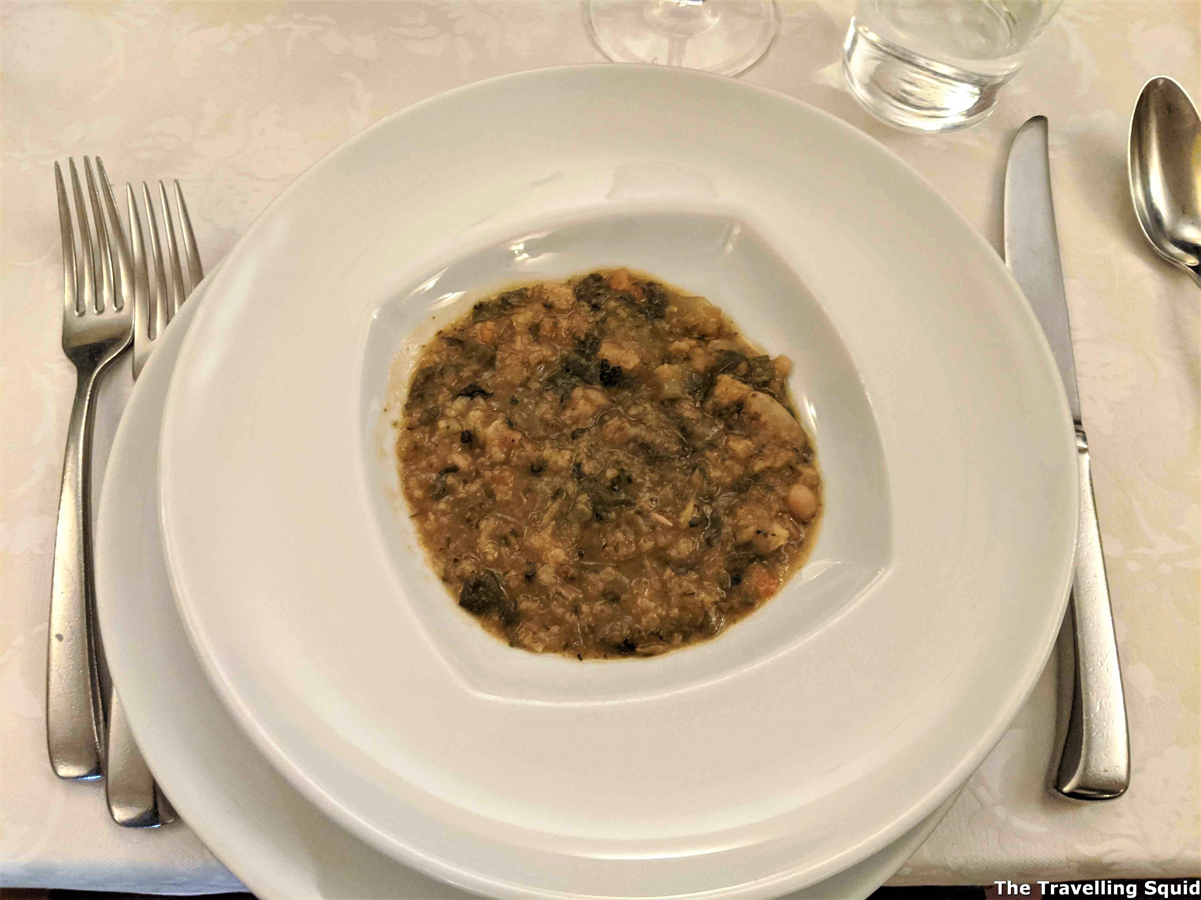 tuscan kale soup Florentine steak at L'Osteria di Giovanni in Florence