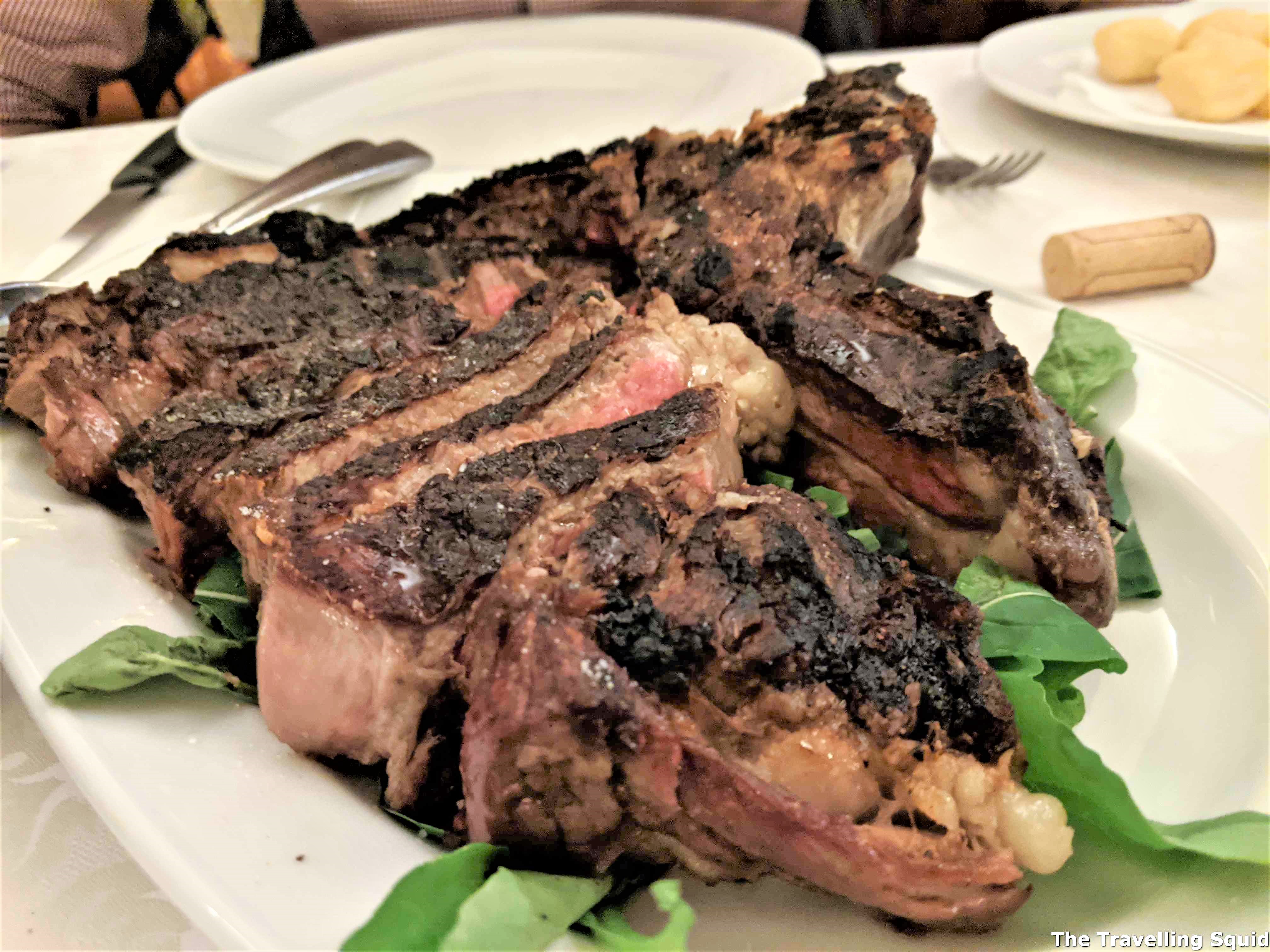 Florentine steak at L'Osteria di Giovanni in Florence