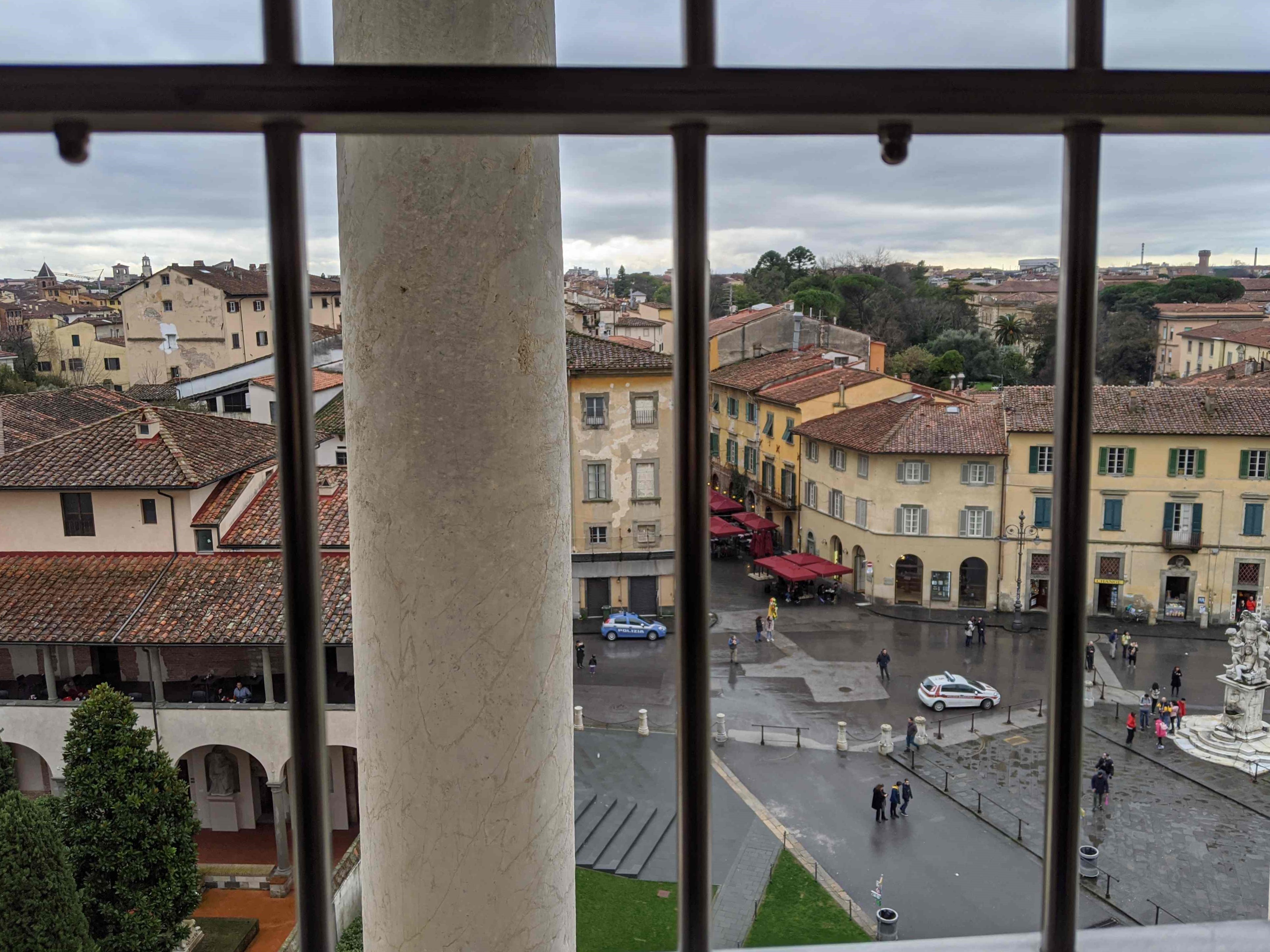 Leaning Tower of Pisa window view